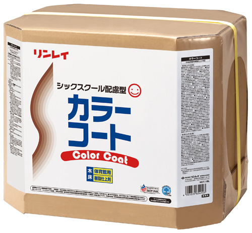 カラーコート シックスクール配慮（木床/着色用) RECOBO 18L