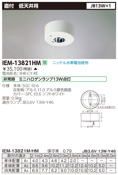 東芝  IEM-13821HM