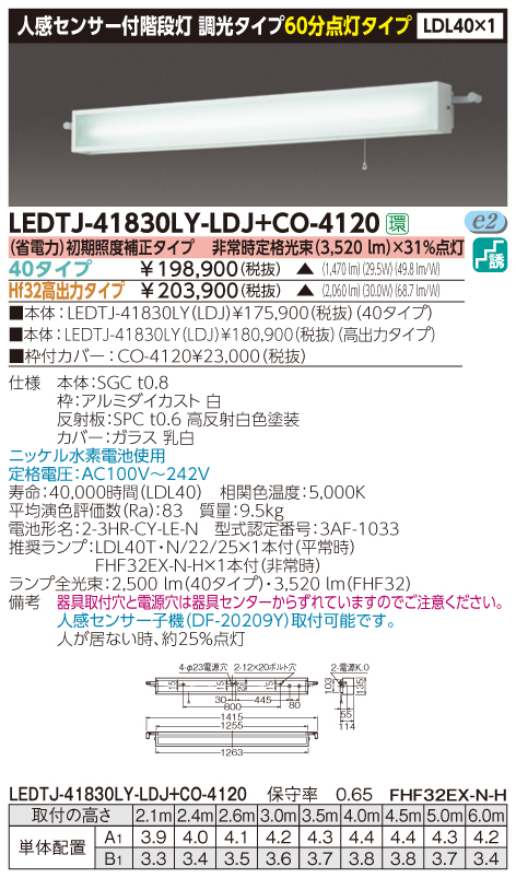 東芝  LEDTJ-41830LY-LDJ-CO-4120-Hf32高出力タイプ