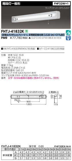 東芝  FHTJ-41832K-PM9