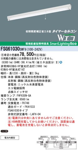 panasonic パナソニック　FSG61030-SWF9