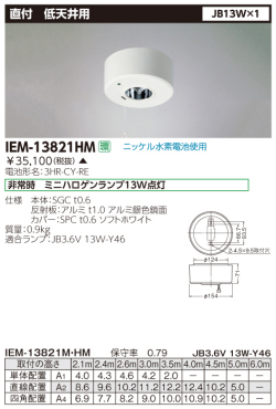 東芝  IEM-13821HM