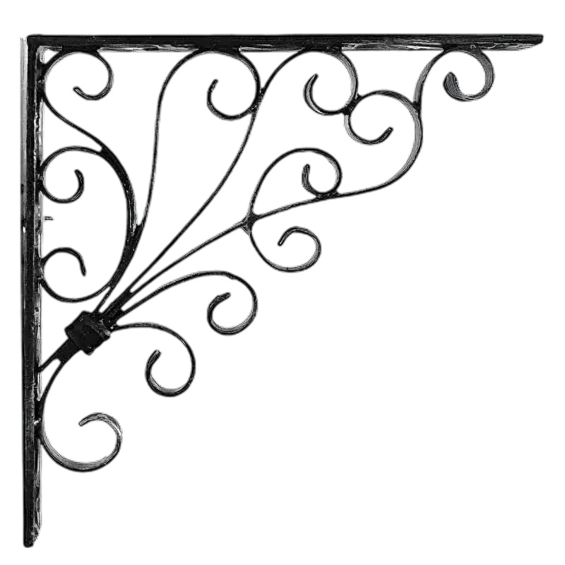 ハンガー,ブラケット,物干し竿,ランドリーホルダー,ロートアイアン,アイアン,おしゃれ,アンティーク