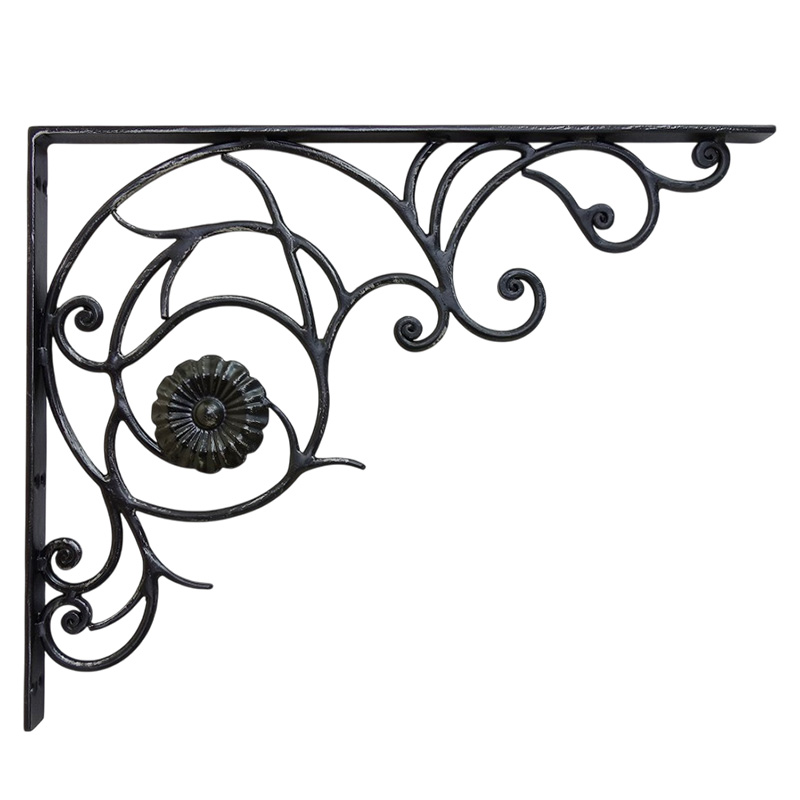 ハンガー,ブラケット,物干し竿,ランドリーホルダー,ロートアイアン,アイアン,おしゃれ,アンティーク