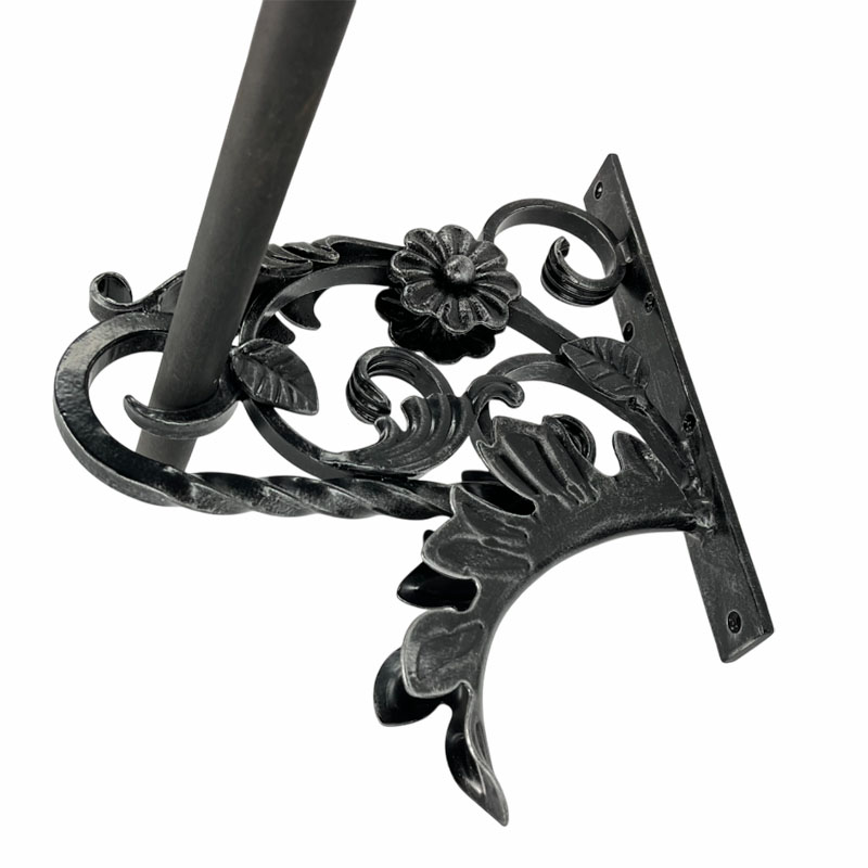 ハンガー,ブラケット,物干し竿,ランドリーホルダー,ロートアイアン,アイアン,おしゃれ,アンティーク