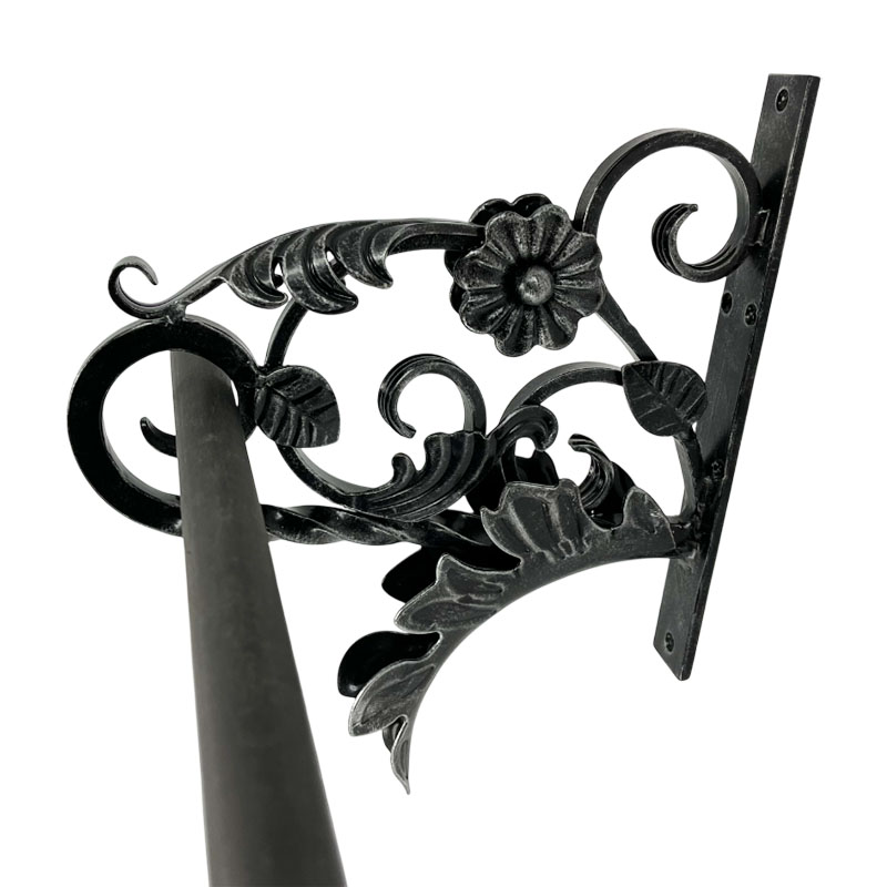 ハンガー,ブラケット,物干し竿,ランドリーホルダー,ロートアイアン,アイアン,おしゃれ,アンティーク