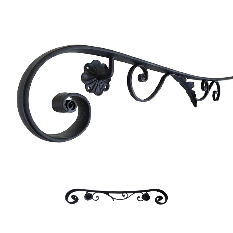 壁付けアイアン手すりタイプ曲線タイプ