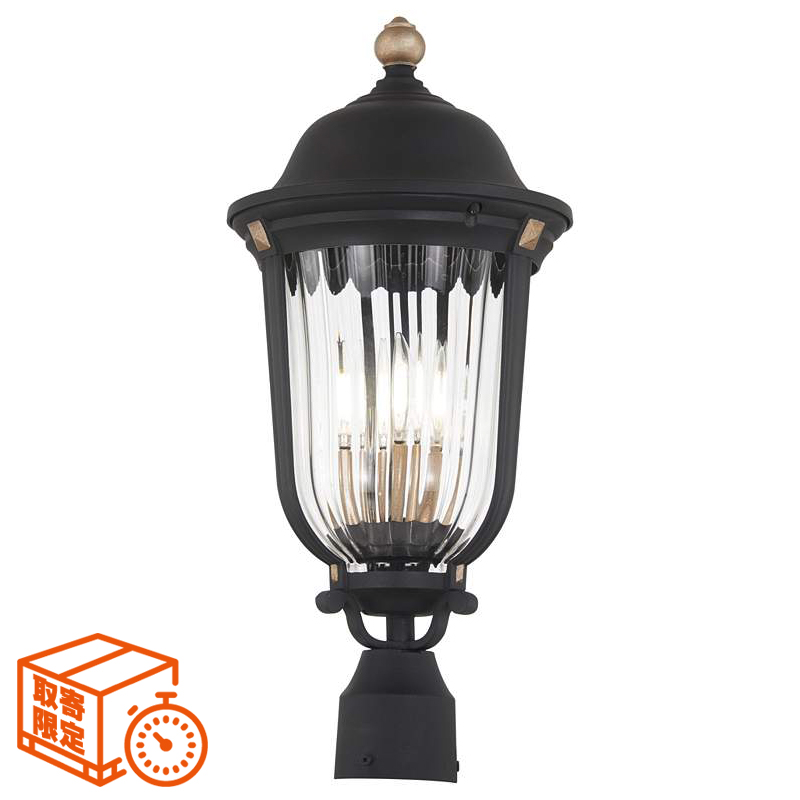 取寄せ】ピールストリート3灯アウトドアライト｜ポスト型