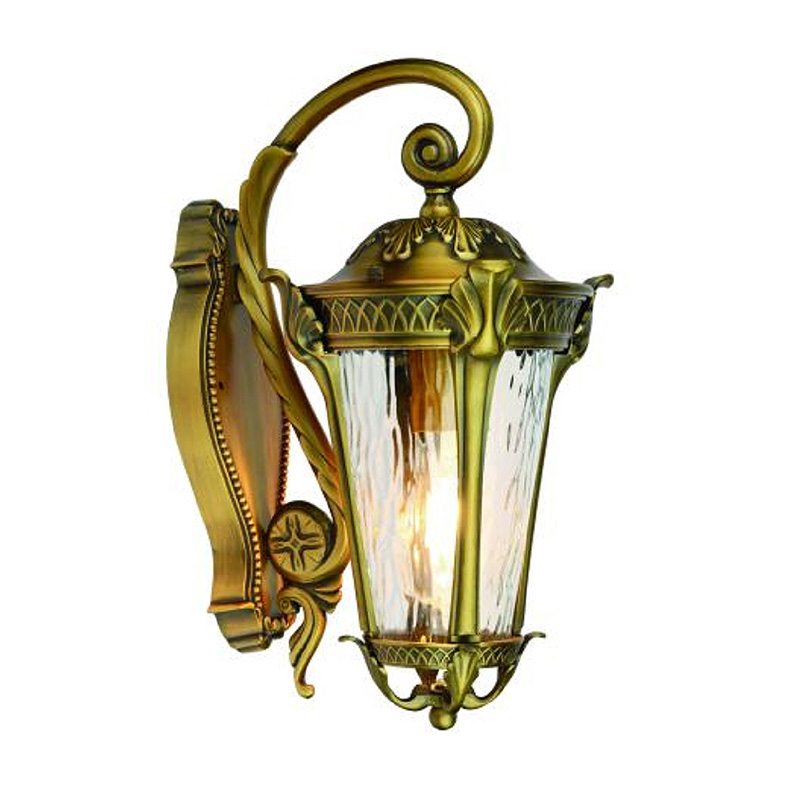 エンパイヤクラール1灯壁付けブラケット照明ライト（ブロンズ）｜ダウン型｜おしゃれな屋外用防滴ウォールライト｜品番：LWT-4061SCU