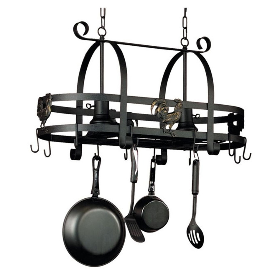 ポットラック2灯ペンダントライト（ブラック）｜シェード無し｜おしゃれな吊下げ照明・アイランドキッチンライト〈屋内用〉｜品番：LAC-1798EB