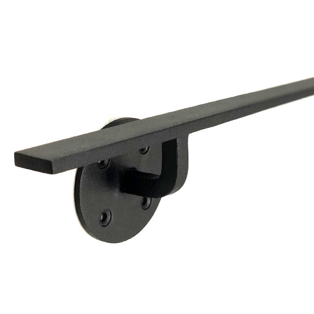 壁付けアイアン手すり（直線タイプ）｜屋外対応・防錆仕上げ・マット