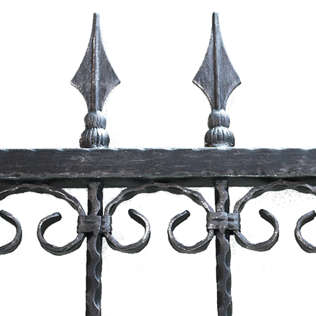 ロートアイアンフェンス