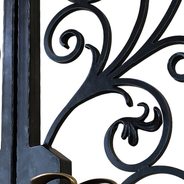 門扉,ロートアイアン,両開き,アイアン,鉄,ロートアルミ,特注,アルミ