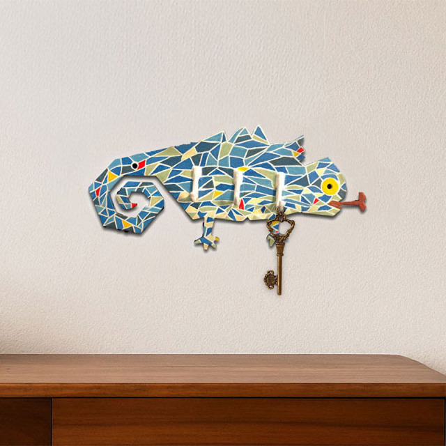 アイアンの質感が素晴らしい高品質なアイアン鍵掛け・ウォールデコのインテリア設置例