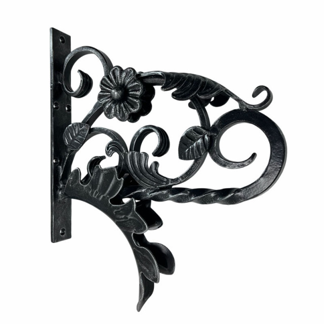 ハンガー,ブラケット,物干し竿,ランドリーホルダー,ロートアイアン,アイアン,おしゃれ,アンティーク