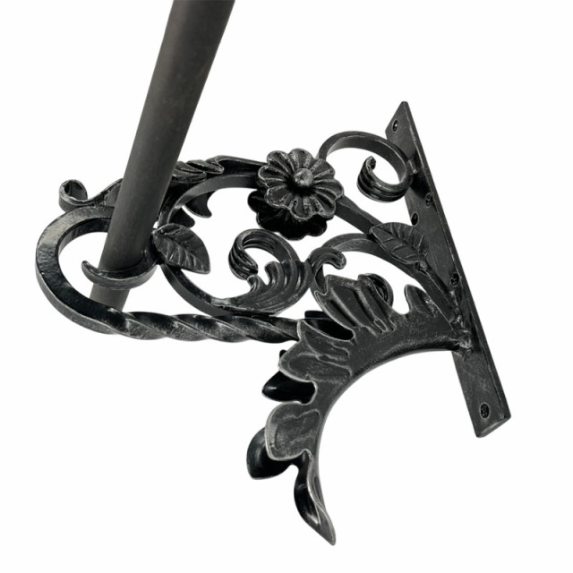 ハンガー,ブラケット,物干し竿,ランドリーホルダー,ロートアイアン,アイアン,おしゃれ,アンティーク