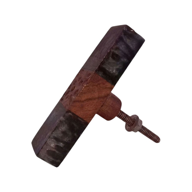 ロートアイアン製キャビネットプル｜重厚感あるブラックのアンティークドアハンドル