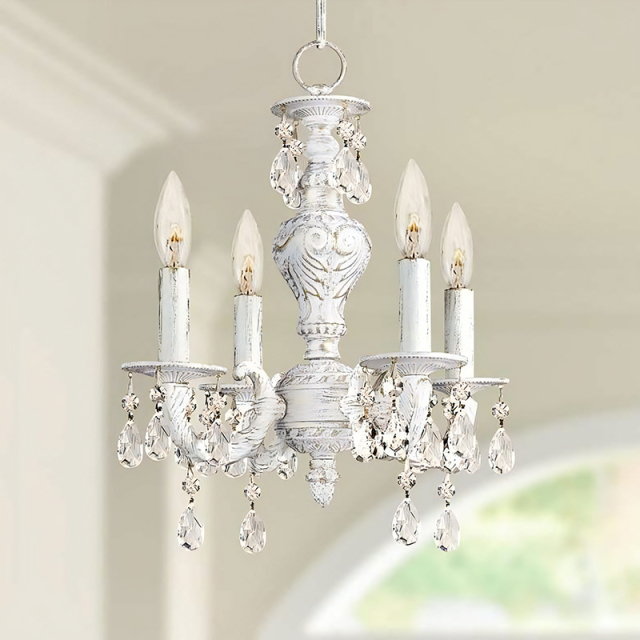 ホワイトシャンデリア,アンティーク,可愛い
