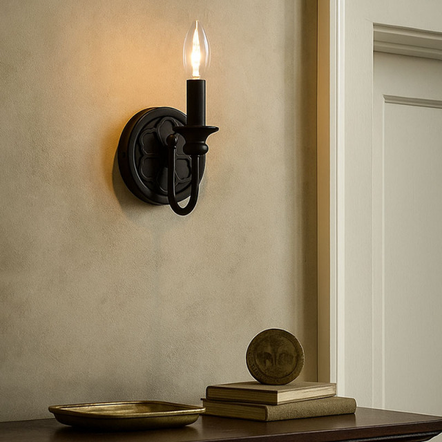 室内空間を彩るキャンドルスタイルのウォールライト
