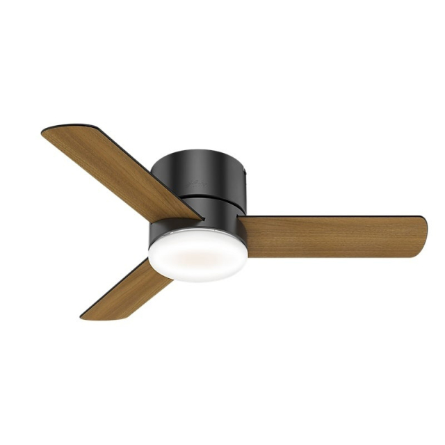 ミニマスシーリングファン照明（マットブラック＆アメリカン