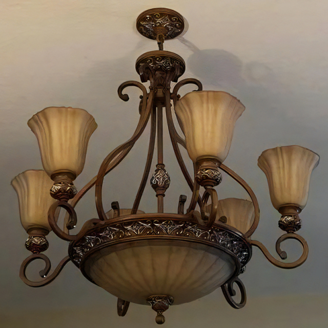 シャンデリア,アンティーク,カントリー,おしゃれ,輸入照明,照明器具,輸入住宅,リビング照明,ダイニング照明,吹き抜け,注文住宅