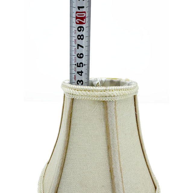 アンティーク調クロス製ランプシェードの寸法