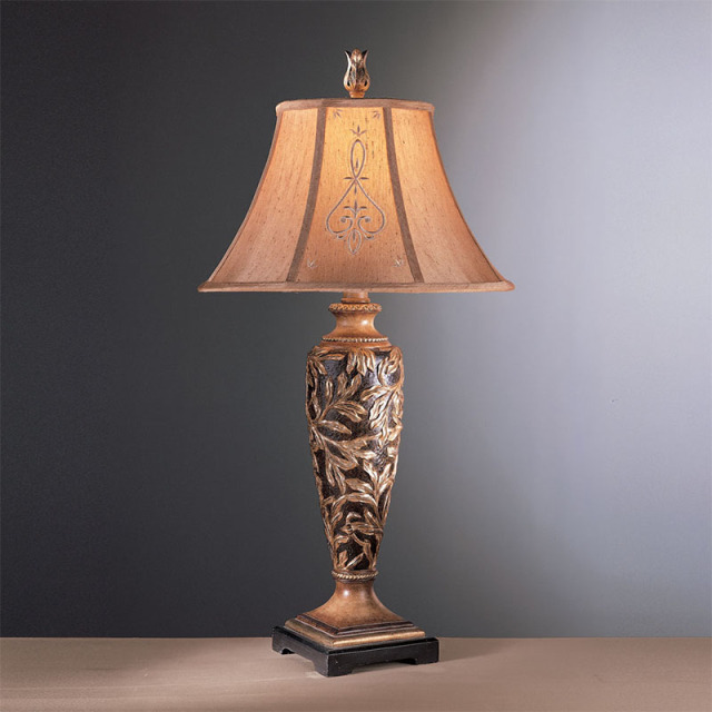 クラシックスタイルのおしゃれなファブリックシェード・照明アクセサリー