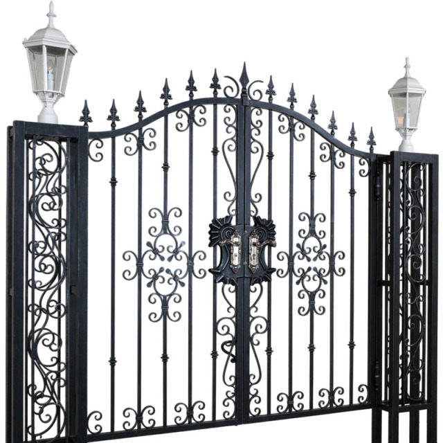 エクステリアに最適なガラスシェードポスト型照明