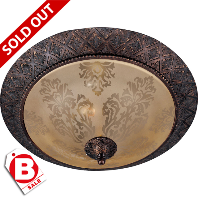 訳アリ】シンフォニー2灯シーリングライト（オイルラブドブロンズ