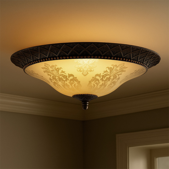 シンフォニー2灯シーリングライト（オイルラブドブロンズ