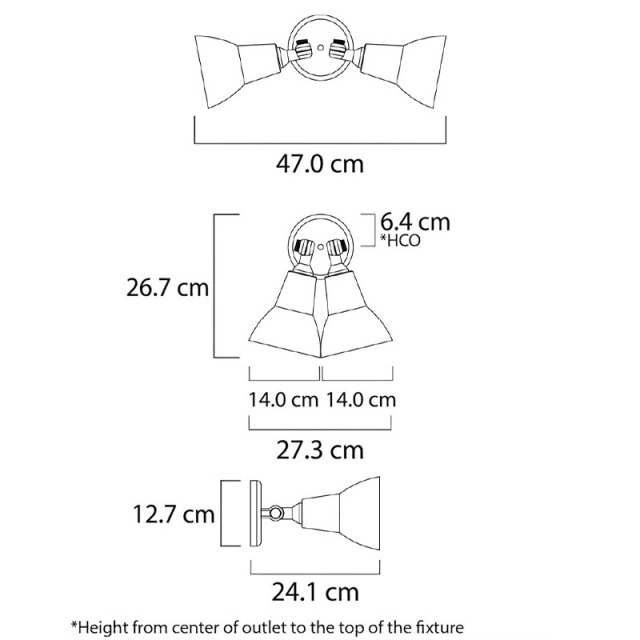 おしゃれな屋外用防滴ウォールライト