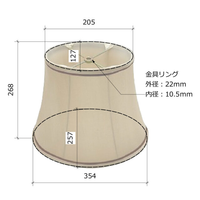 アメリカンスタイルフロアランプシェード