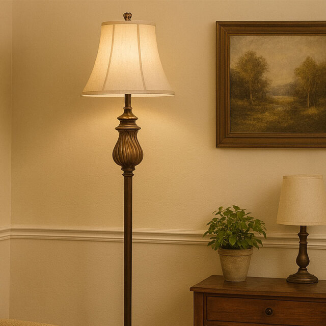 アメリカンスタイルフロアランプ