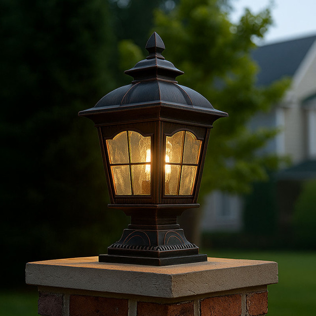 エクステリアに高級感を与える屋外用ポスト型ライト