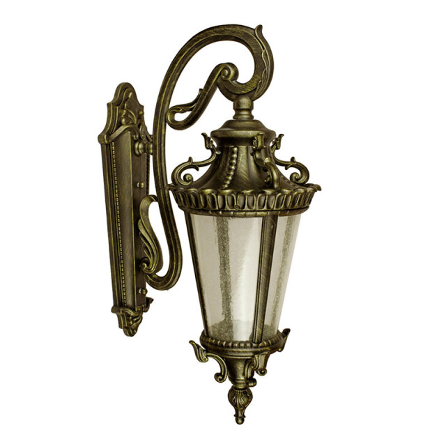重厚な大型アンティーク玄関照明。屋外照明として玄関ポーチや門柱灯としておススメ！