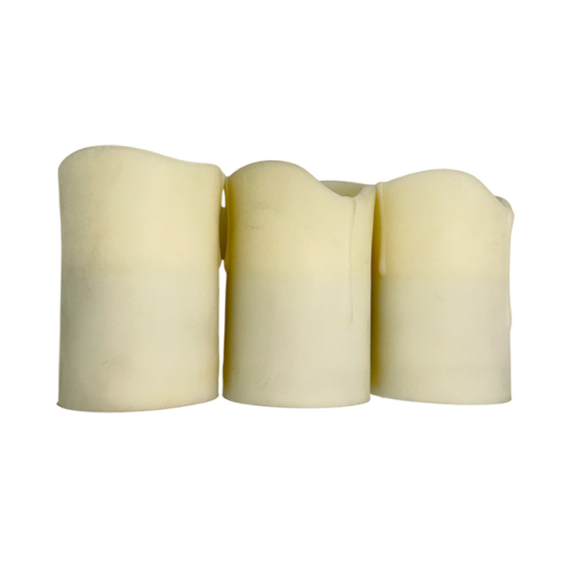 ろうそくのように揺らめく光の充電式LEDキャンドルライト