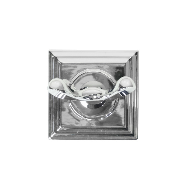 ポリッシュドクローム仕上げのバスローブフック&タオル掛け|DESIGN HOUSE(デザインハウス) ハドソンシリーズ