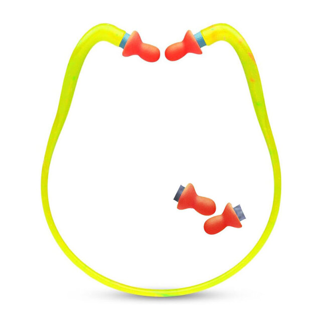 首掛けタイプ耳栓（交換パッド付き）｜HOWARD LEIGHT｜プラスチック製