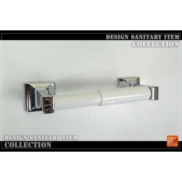 サテンニッケル仕上げのトイレットペーパーホルダー｜Millbridgeサニタリー用品