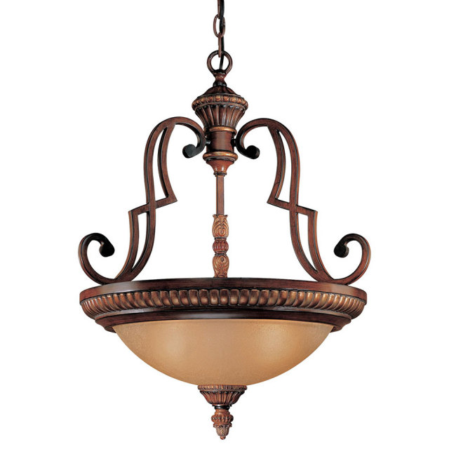 アップ型のシェードが美しいペンダントライト照明