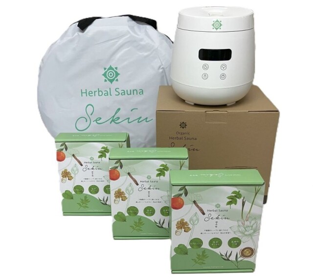 ハーバルサウナセット 専用テント・スチーマー・ハーブ×12P