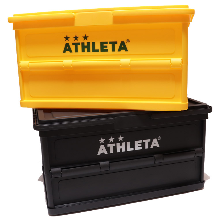 ATHLETA アスレタ 05324N マルチBOX26f 折り畳みコンテナBOX 収納ボックス 蓋付き カゴ