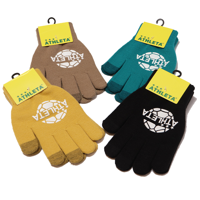 ATHLETA アスレタ 05342 フィールドニットグローブ 手袋　ニット手袋　5本指