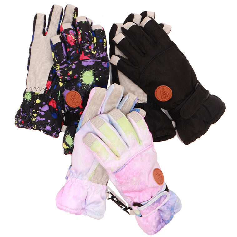 YUK ユック yk23wi216gr スキーグローブ スノーグローブ 5本指手袋 手袋 グローブ ベビーサイズ キッズサイズ アクセサリー 小物 20％OFF