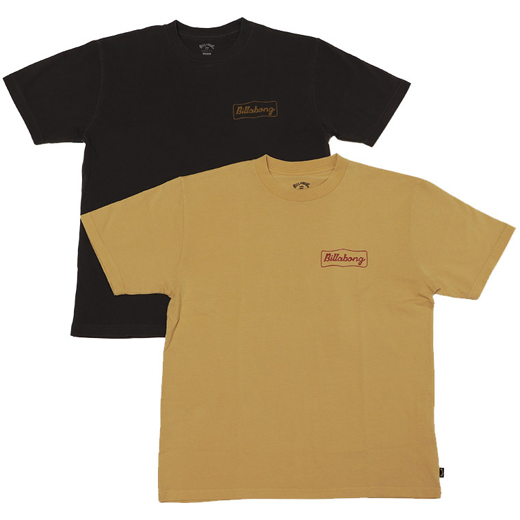 BILLABONG ビラボン BF011209 SIGNTシャツ クルーネックTシャツ ロゴTシャツ Tシャツ 半袖 オーバーサイズ ユニセックス 綿100％