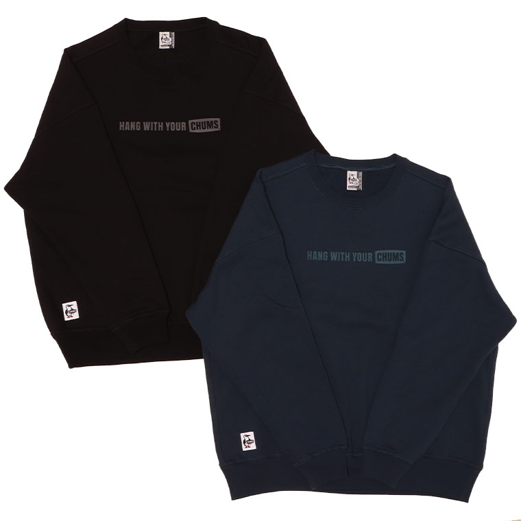 CHUMS チャムス CH00-1466 オーバーサイズドビッグブービークルートップ クルーネックスウェット トレーナー パーカー スウェット オーバーサイズ 裏起毛 クルーネック