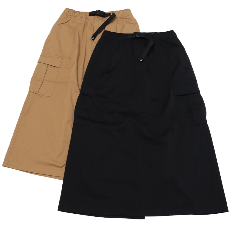 CHUMS チャムス CH18-1367 TCカーゴスカート ロングスカート フレアスカート ボトムス スカート レディース