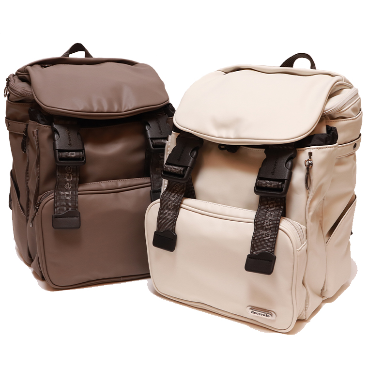 decorate デコレート DMS-093 Raffine パウダーホワイト パウダーブラウン Mサイズ リュック ランドセル 通学 アフタースクール