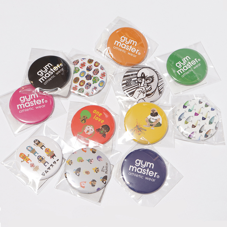 gym master ジムマスター G699691 缶バッジ 44mm アクセサリー カンバッジ