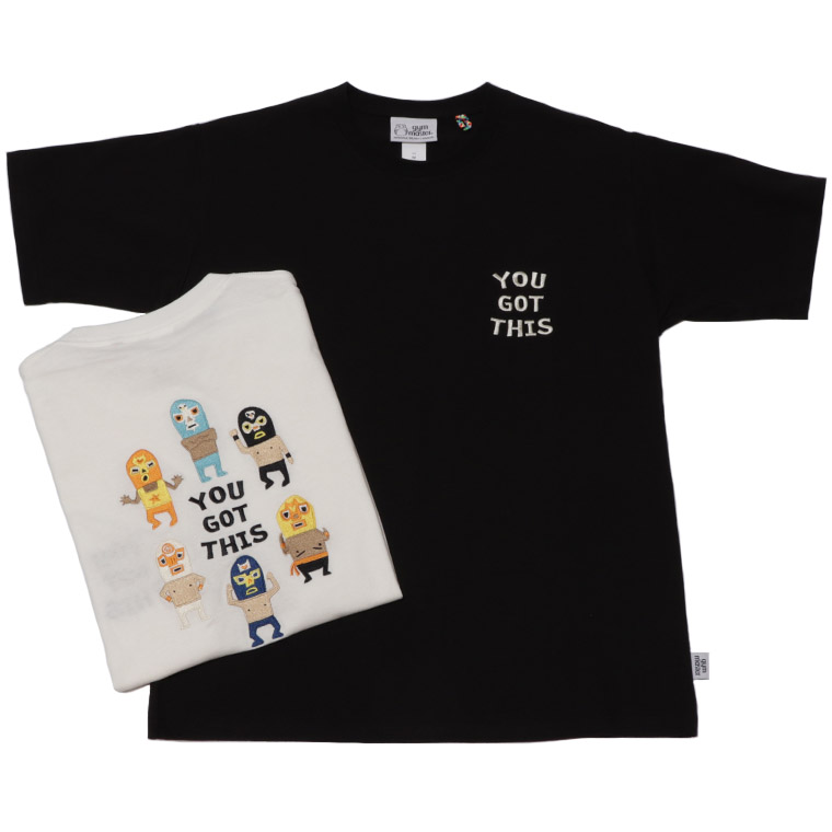 gymmaster ジムマスター G721707 7.4ozYOUGOTTHIS刺繍TEE グラフィックTシャツ 刺繍Tシャツ 半袖シャツ Tシャツ コットン100％